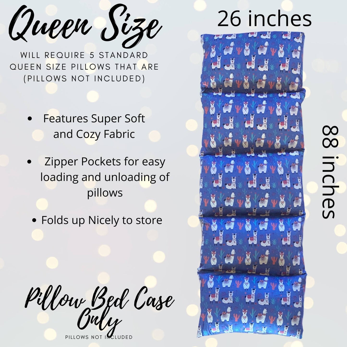 Llama Pillow Bed Floor Lounger