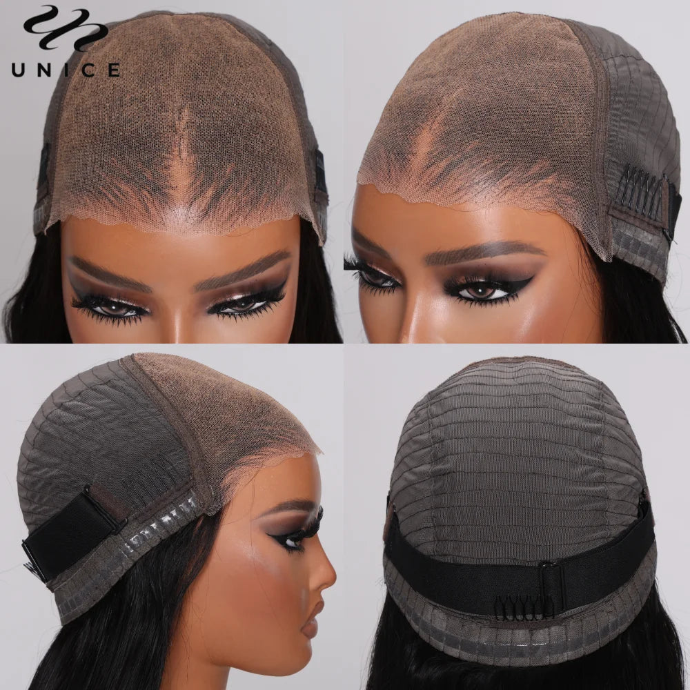 Kinky Curly 7x5 Lace Wig Pre Bleached Pre Plucked Pre Cut Lace Closure Wig Human Hair Wear Go Glueless Wig for Beginners