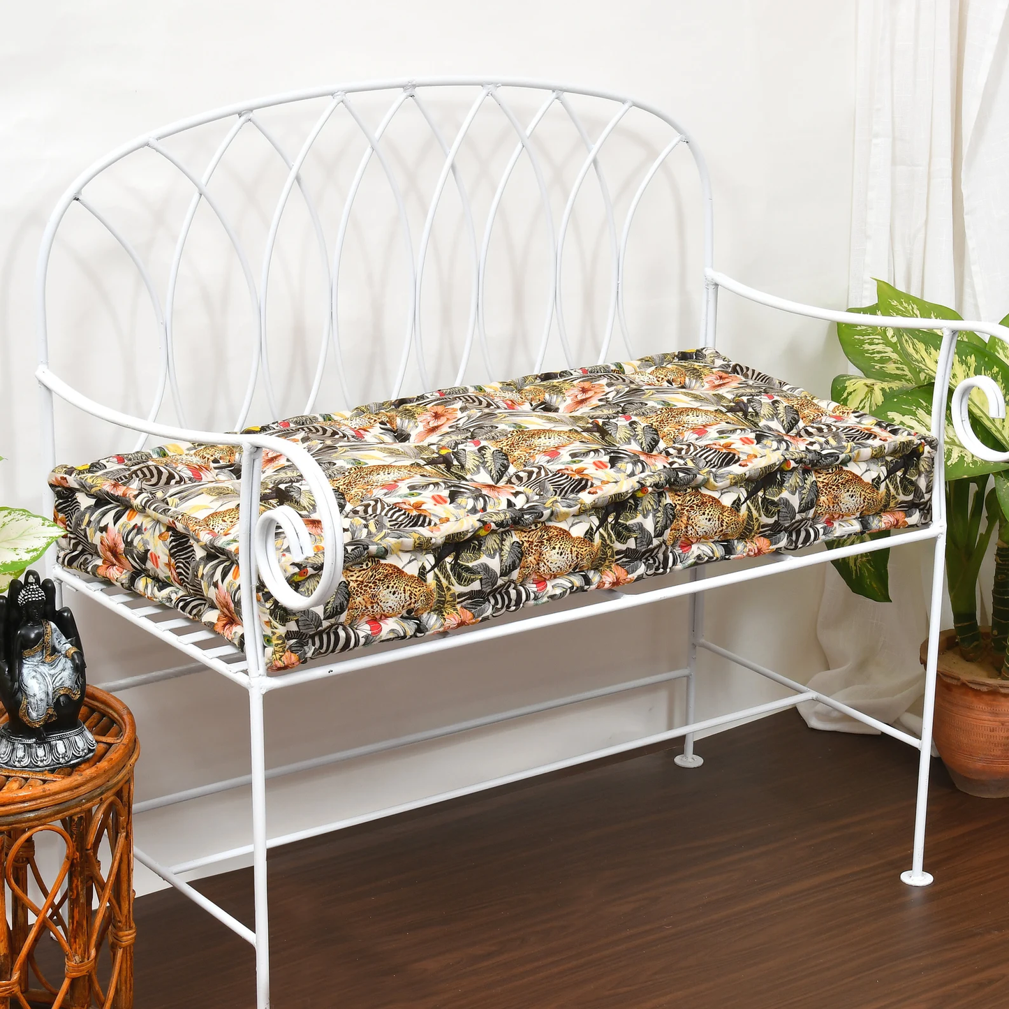 Neutral Futon floor Pillow, Custom bench cushion