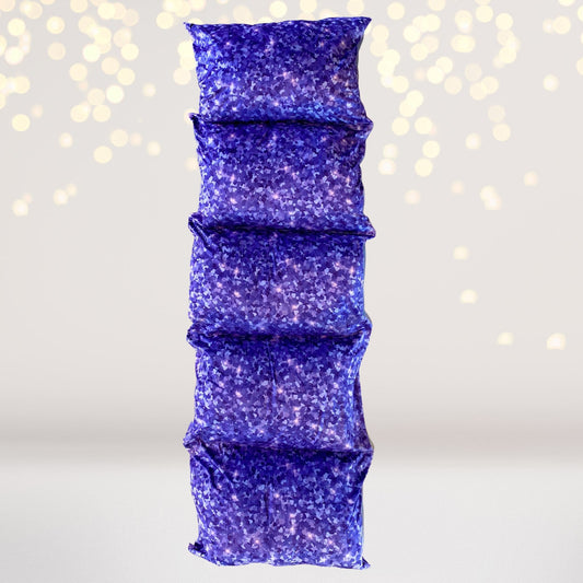 Purple Hearts and Confetti Pillow Bed Slipcover, Purple Floor Lounger,